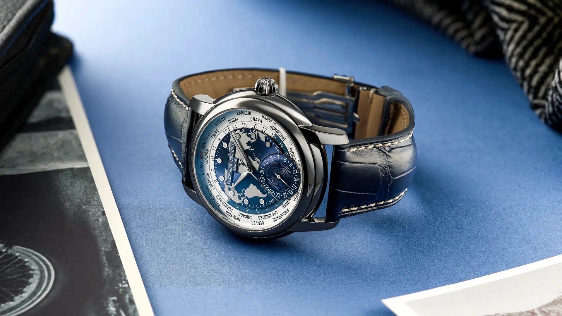 Manufacture Classic Worldtimer, 42 mm – FC-718NWM4H6