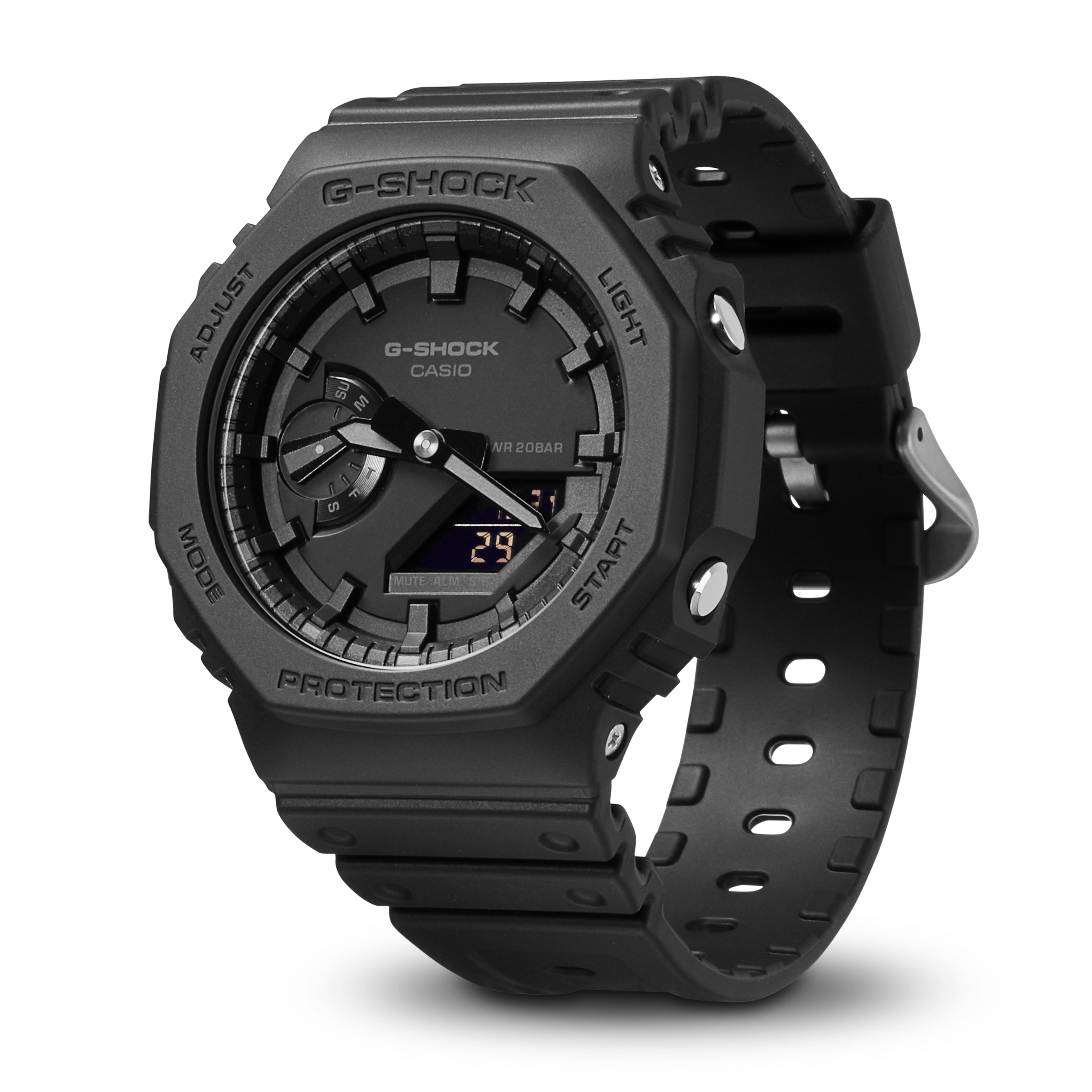 Casio G-SHOCK Classic Collection Herrenuhr, 45,4 mm – GA-2100-1A1ER