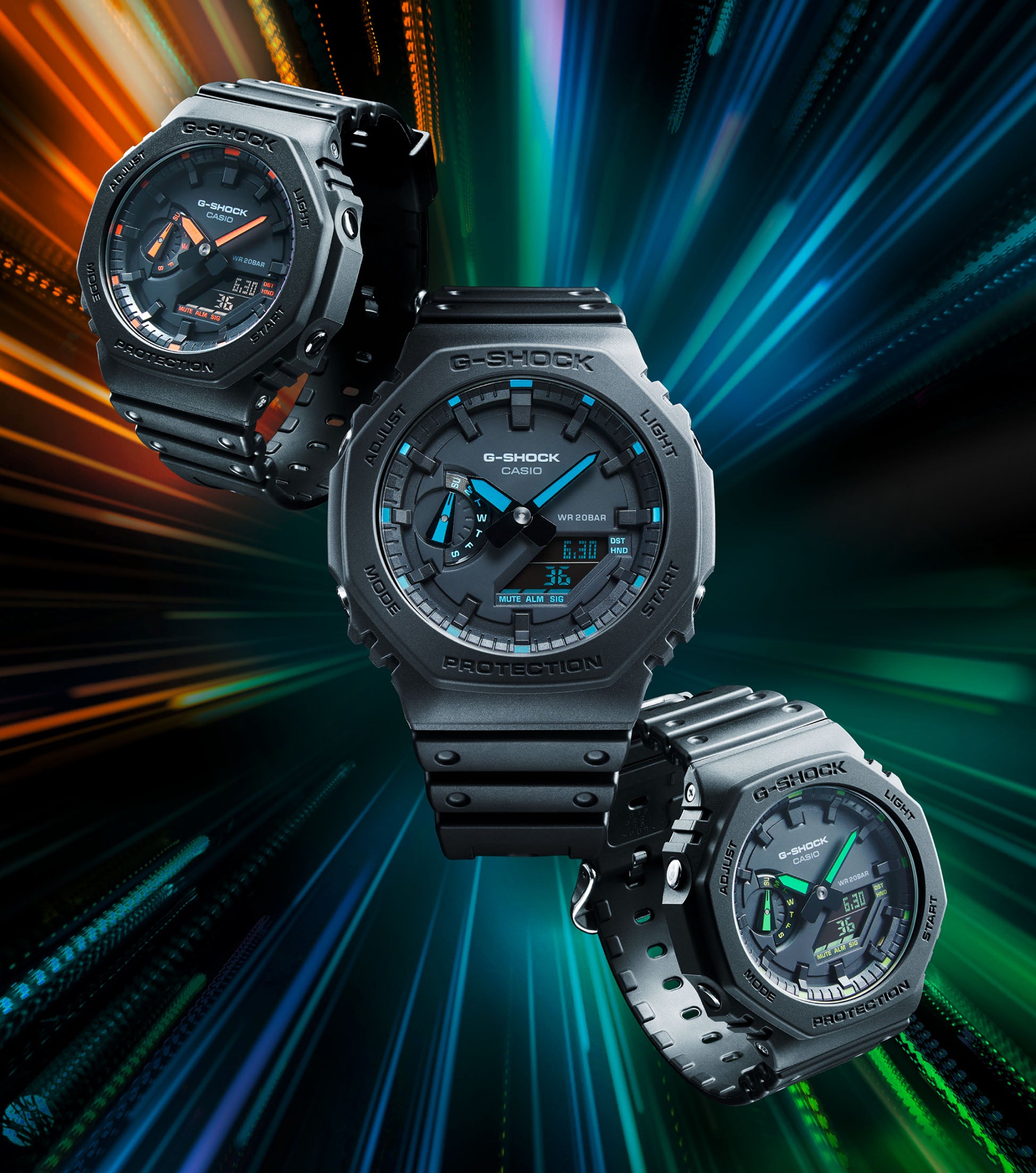G-SHOCK Classic UHR, KLASSISCH
Utility Schwarz, 48,5 mm - GA-2100-1A2ER