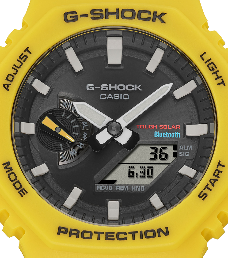 MODÈLE ANALOGIQUE-NUMÉRIQUE G-Shock
Série 2100-GA-B2100C-9AER