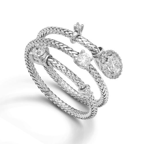 Golay – 18 Karat Goldring mit Diamanten – GAMAGLIA03DIO4