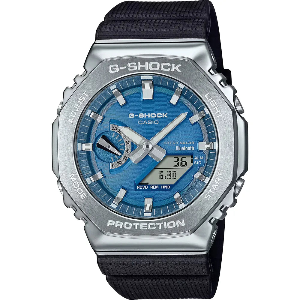 OROLOGIO G-SHOCK G-STEEL, quadrante azzurro, 44mm - GBM-2100A-2BER
