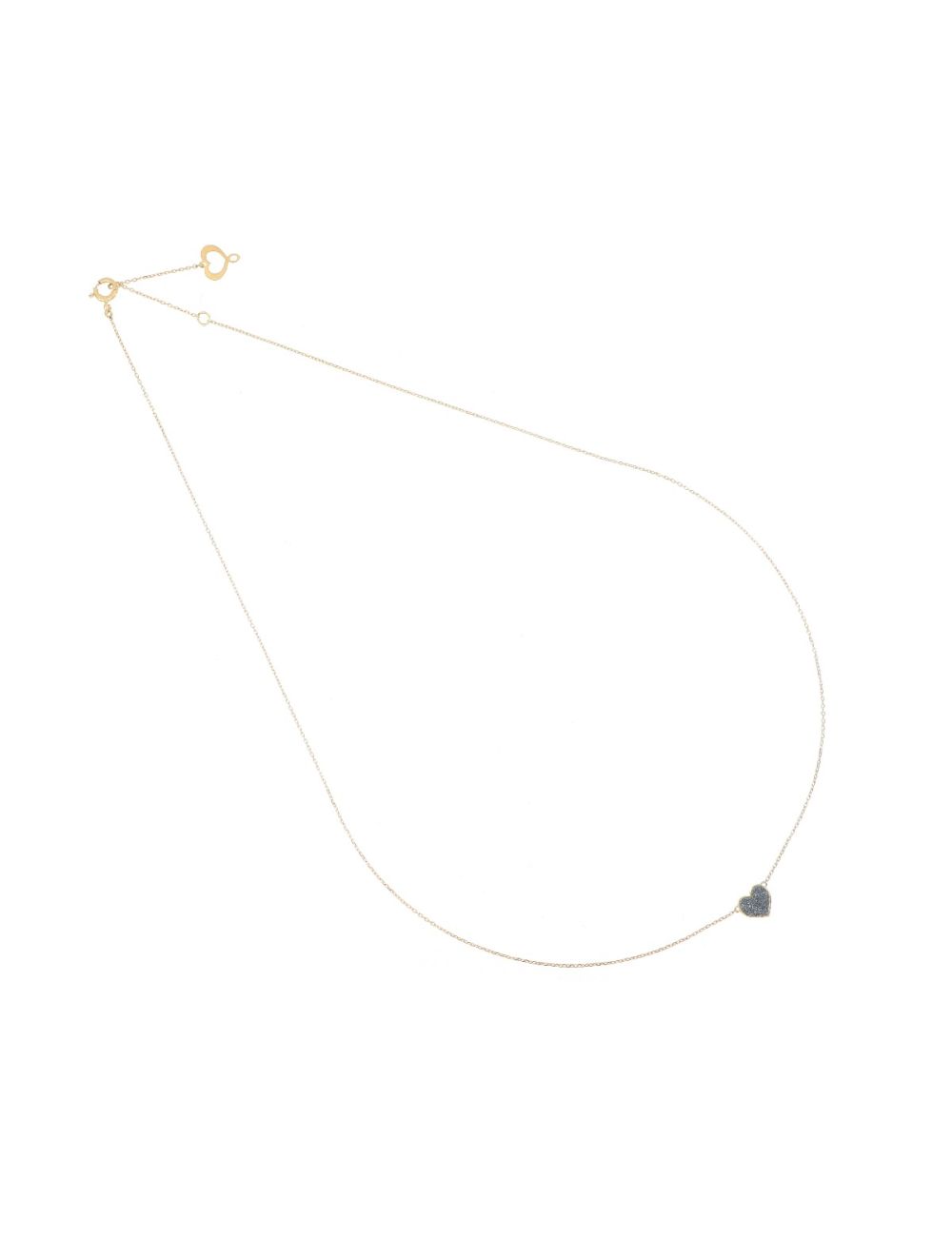 MAMAN ET SOPHIE 18KT GOLD CHROM HERZ HALSKETTE - GCSSO2PSK