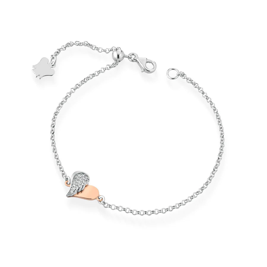 HERZ- UND FLÜGELARMBAND - GIA443