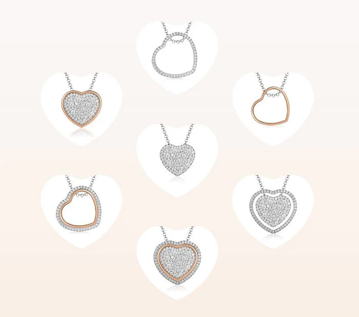 ROBERTO GIANNOTTI COLLANA IN ARGENTO TRILOGIA D'AMORE - GIA448