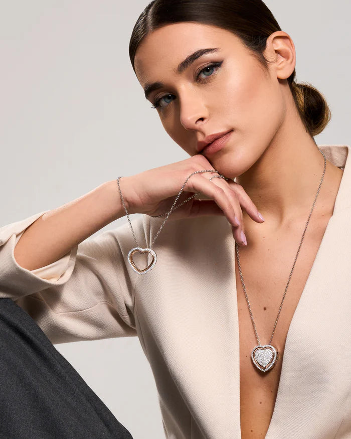 ROBERTO GIANNOTTI COLLANA IN ARGENTO TRILOGIA D'AMORE - GIA448