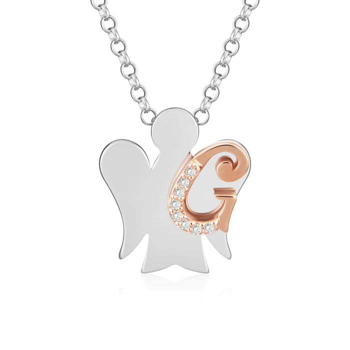 ROBERTO GIANNOTTI SILVER NECKLACE WITH THE LETTER G - GIA500G