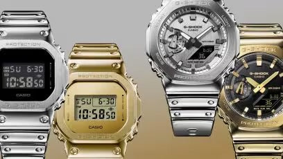 G-SHOCK FINE METALLIC SERIES, COLLEZIONE G-STEEL, TOTAL SILVER, 44MM - GM-2100YM-8AER