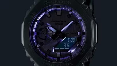 G-SHOCK FINE METALLIC SERIES, COLLEZIONE G-STEEL, TOTAL SILVER, 44MM - GM-2100YM-8AER