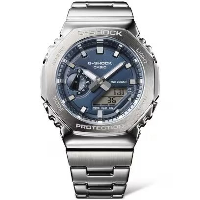 G-SHOCK CLASSIC
GM-2100-Serie, MARINEBLAUES ZIFFERBLATT,
44 mm - GM-2110D-2BER