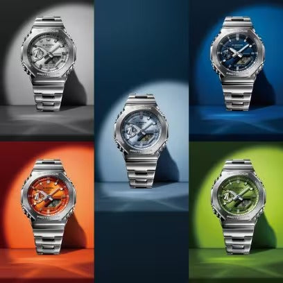 G-SHOCK CLASSIC
GM-2100-Serie, MARINEBLAUES ZIFFERBLATT,
44 mm - GM-2110D-2BER