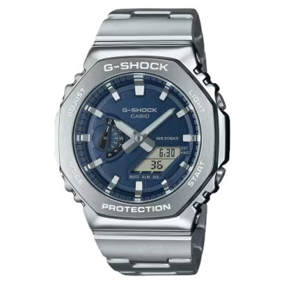 G-SHOCK CLASSIC
GM-2100-Serie, MARINEBLAUES ZIFFERBLATT,
44 mm - GM-2110D-2BER