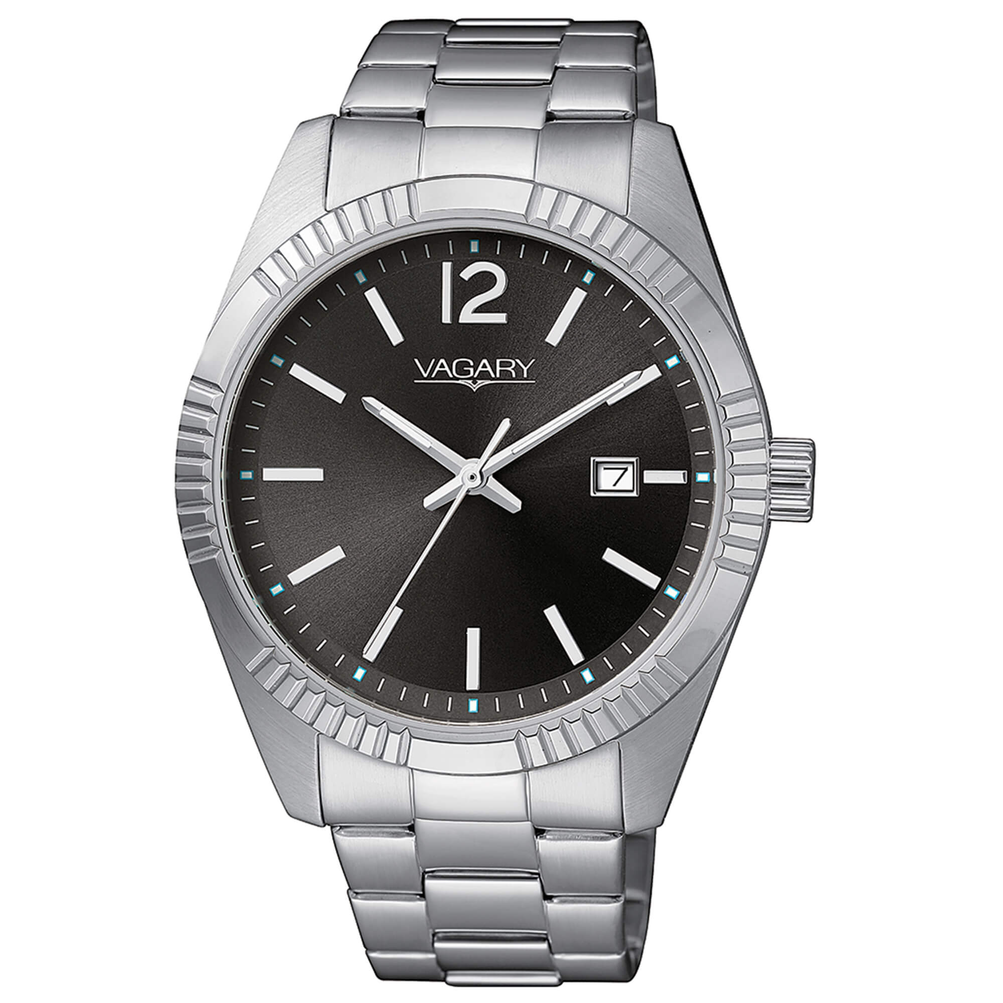 Orologio Vagary by Citizen, Timeless Uomo, QUADRANTE NERO, 39mm - IB9-115-61