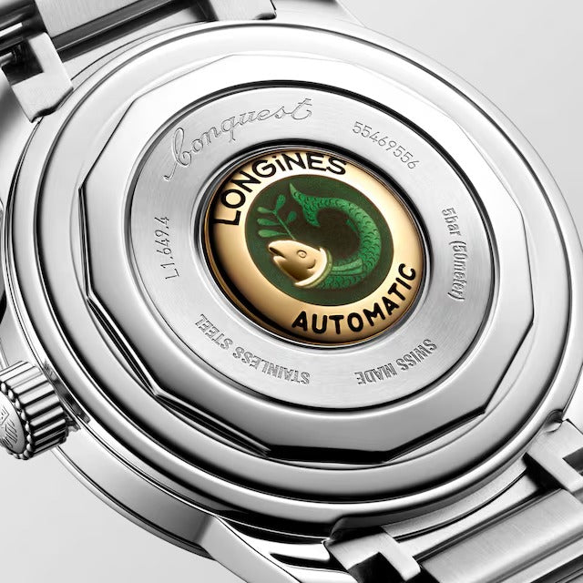 Orologio Conquest Heritage, quadrante verde smeraldo, 38mm - L16494026