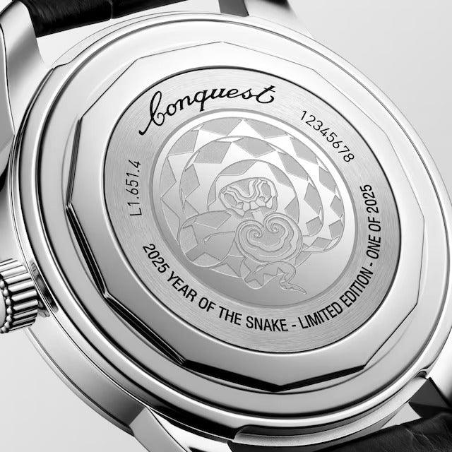 LONGINES CONQUEST HERITAGE YEAR OF THE SNAKE, LIMITED EDITION, Numero 1 su 2025 pezzi, 40mm- L16514092
