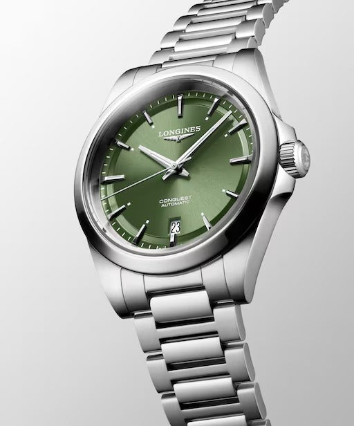 LONGINES CONQUEST, grünes Zifferblatt, 38 mm – L37204026