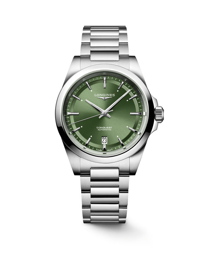 LONGINES CONQUEST, grünes Zifferblatt, 38 mm – L37204026