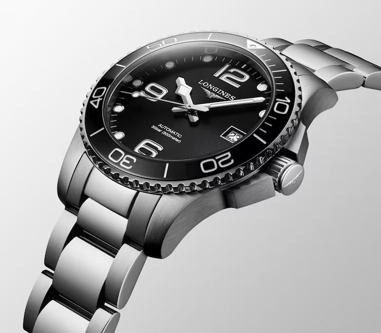 HYDROCONQUEST, SCHWARZES ZIFFERBLATT, 39 mm – L37804566