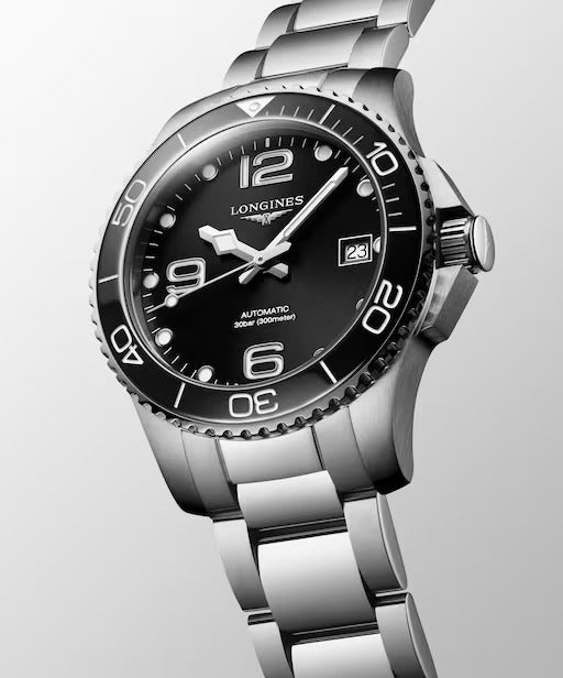 HYDROCONQUEST, SCHWARZES ZIFFERBLATT, 39 mm – L37804566