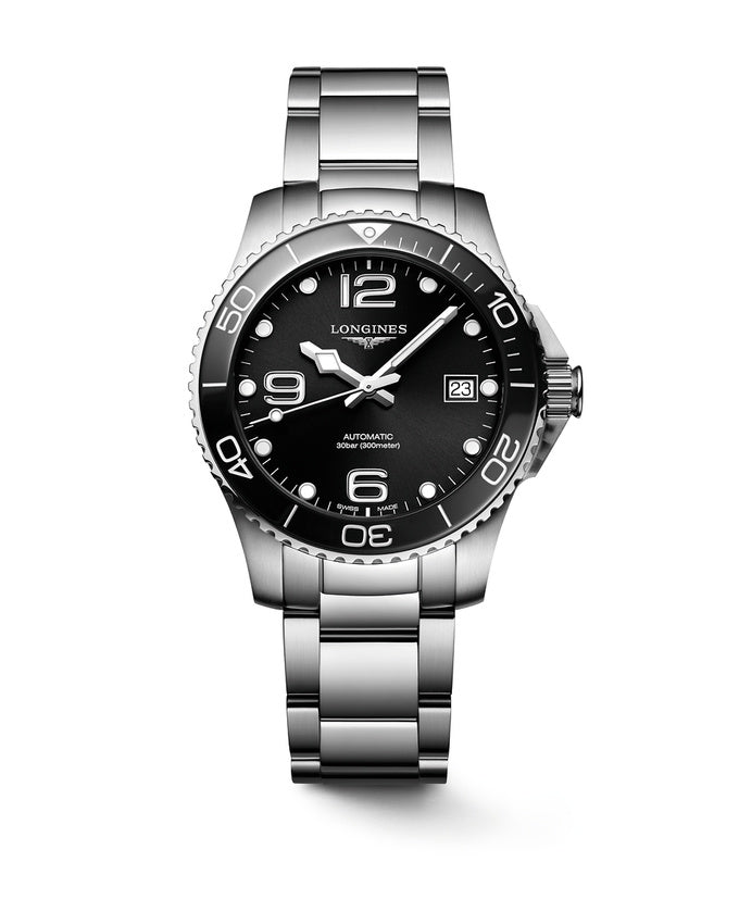 HYDROCONQUEST, SCHWARZES ZIFFERBLATT, 39 mm – L37804566