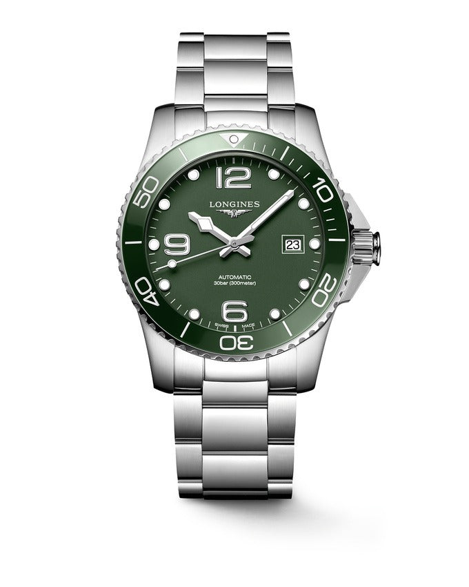 HydroConquest, grünes Zifferblatt, 41 mm – L37814066
