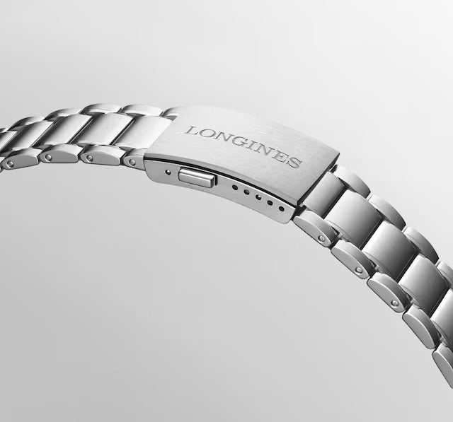 LONGINES SPIRIT ZULU TIME, blaues Zifferblatt, 39 mm – L38024936