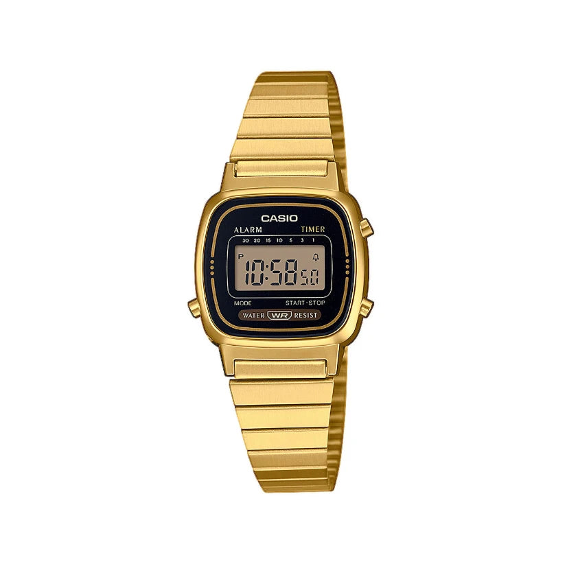 OROLOGIO CASIO VINTAGE MINI, TOTAL GOLD, 24MM - LA670WEGA-1EF