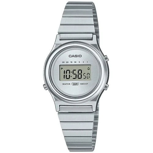 Orologio Casio VINTAGE, MINI COLLECTION, total silver, 26MM - LA700WE-7AEF
