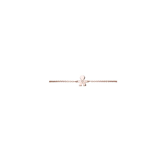 LE BRICIOLE – KINDERARMBAND AUS ROSÉGOLD UND DIAMANTEN – LBB325