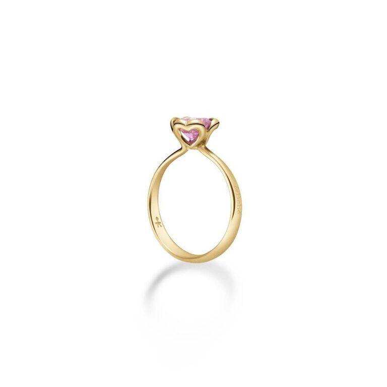 Bague Le Bebé en Or Jaune avec Quartz Synthétique – Lovely – LBB600