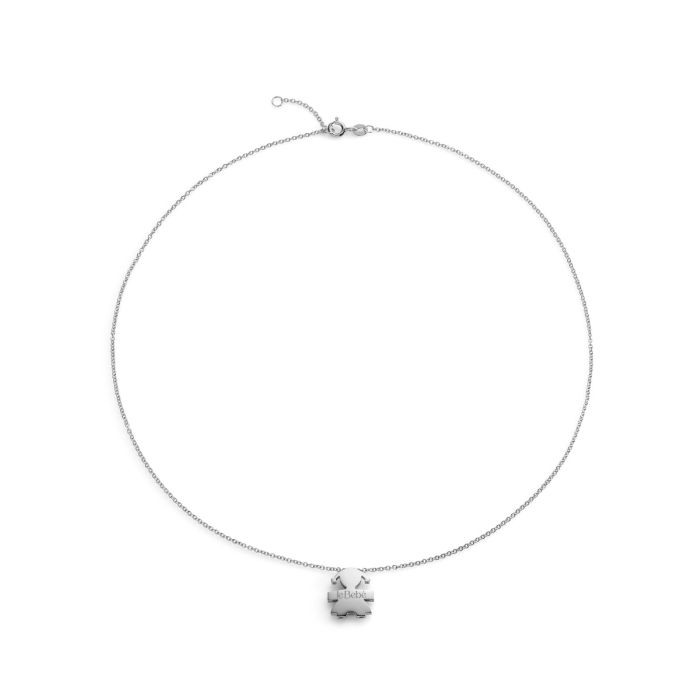Ciondolo Le Bebè, I Tesorini Big con sagoma bimba e catena in oro bianco 18kt - LBB903