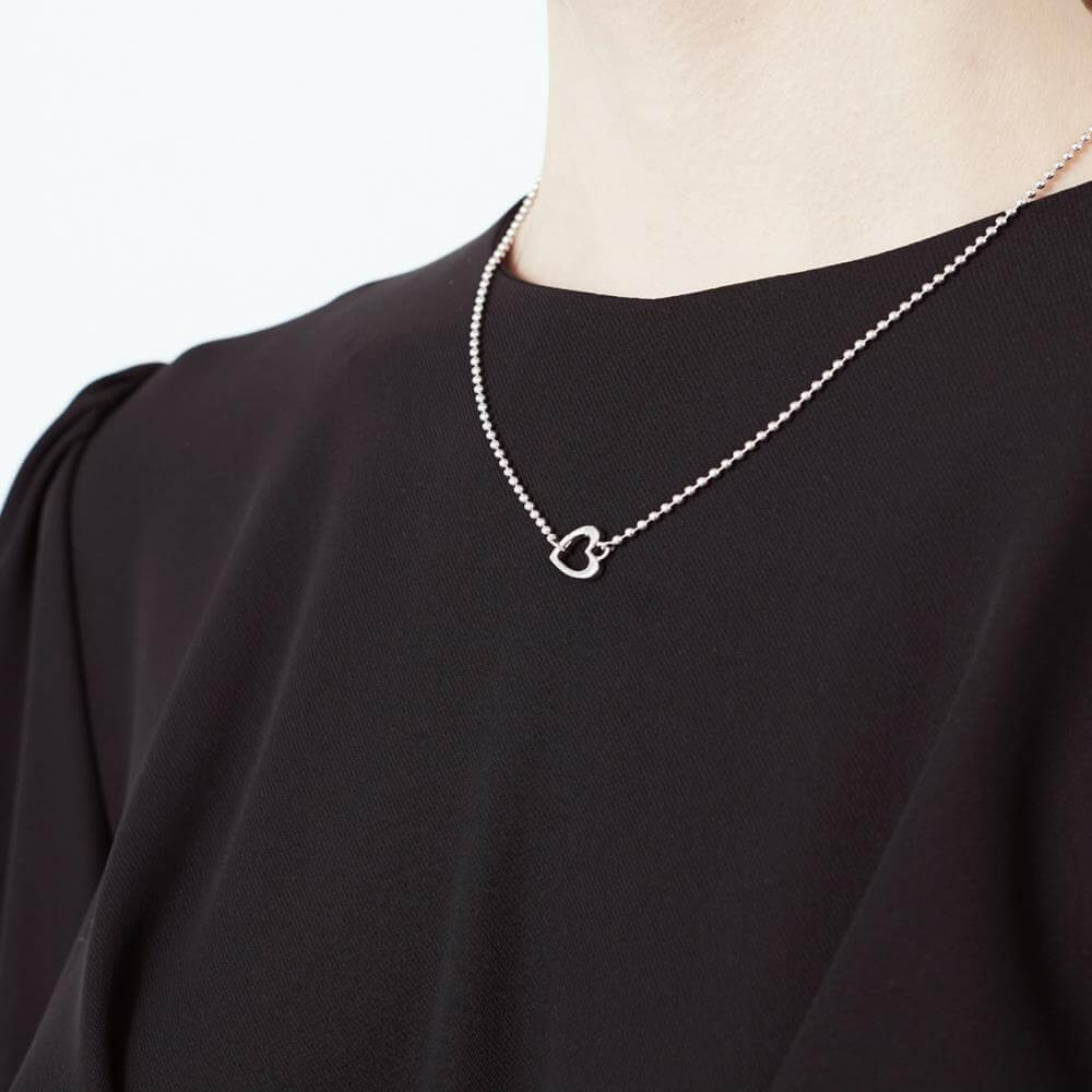 Le Bebè Silberne Herzkette – Lock Your Love – LBBA163