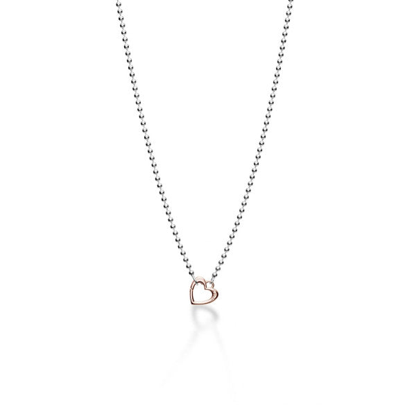 Le Bebè Silberne Herzkette – Lock Your Love – LBBR163