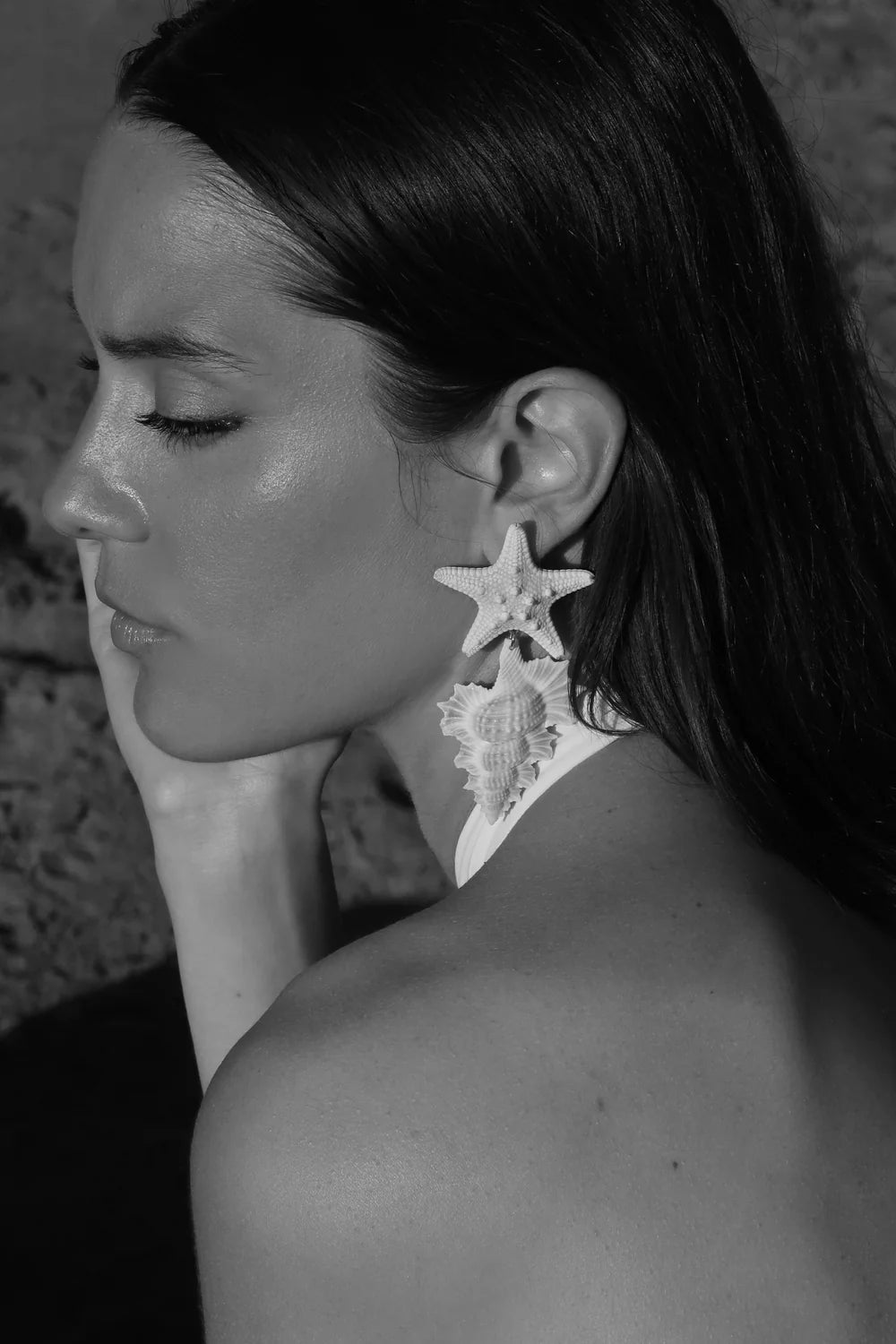 ORECCHINI argento LUCEDEIMIEIOCCHI, Collezione Seychelles, stella marina e conchiglia - LDMO 554