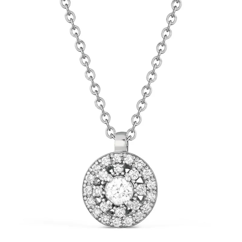 Collana ROBERTO GIANNOTTI IN ORO BIANCO 9KT E DIAMANTI, LA LUCE DEGLI ANGELI - LUX22