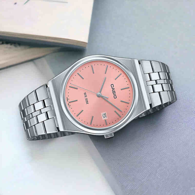 Casio LADY, quadrante rosa, 35mm - MTP-B145D-4AVEF