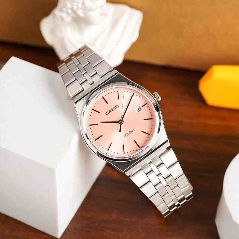 Casio LADY, quadrante rosa, 35mm - MTP-B145D-4AVEF