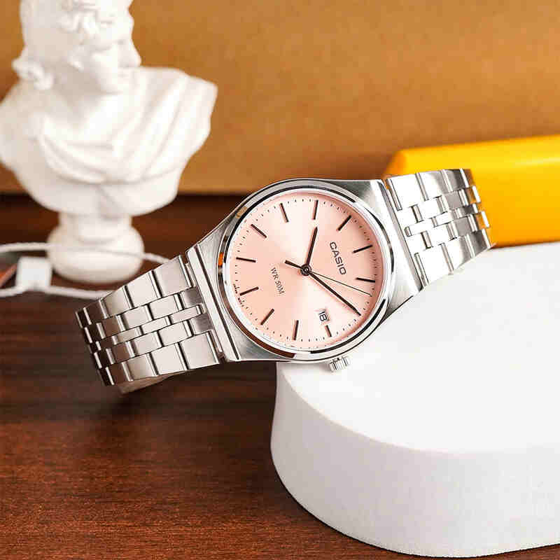 Casio LADY, quadrante rosa, 35mm - MTP-B145D-4AVEF