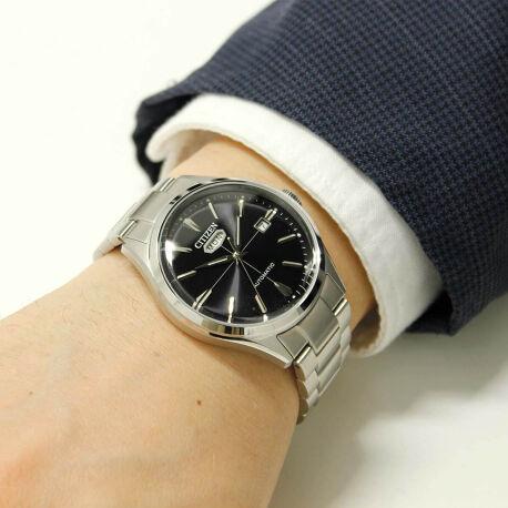 OROLOGIO CITIZEN AUTOMATICO DAY-DATE, quadrante NERO, 41mm - NH8391-51E