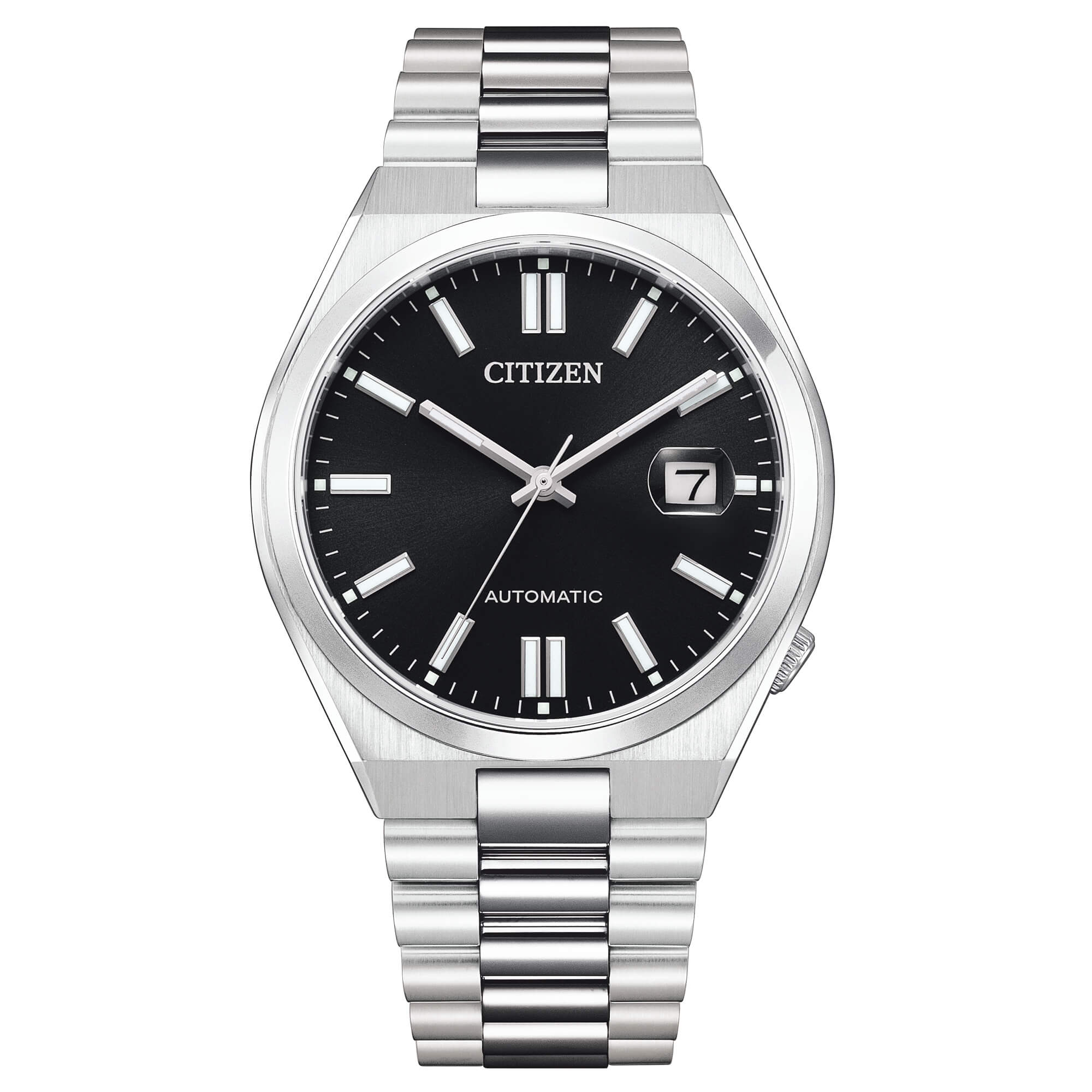 Tsuyosa Automatic Mechanical Collection, schwarzes Zifferblatt, 40 mm – NJ0150-81E