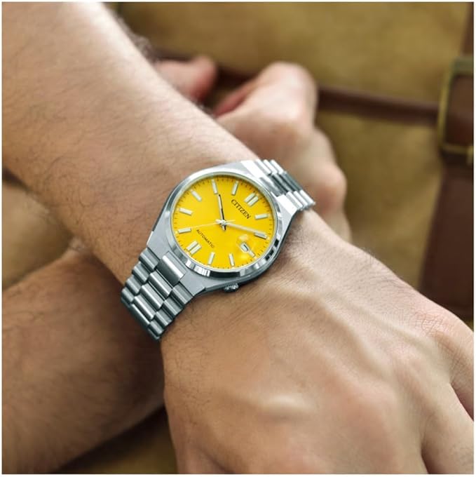 Citizen Tsuyosa, movimento automatico, quadrante orange, 40mm - NJ0150-81Z