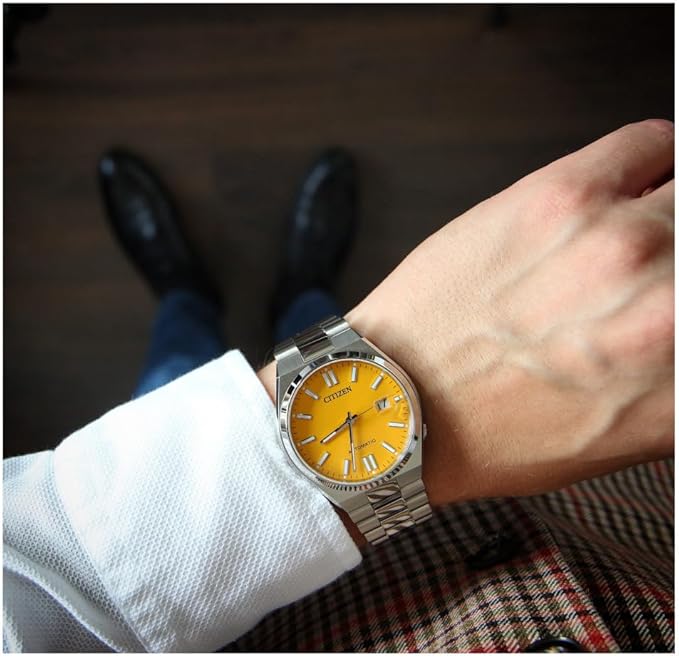 Citizen Tsuyosa, movimento automatico, quadrante orange, 40mm - NJ0150-81Z