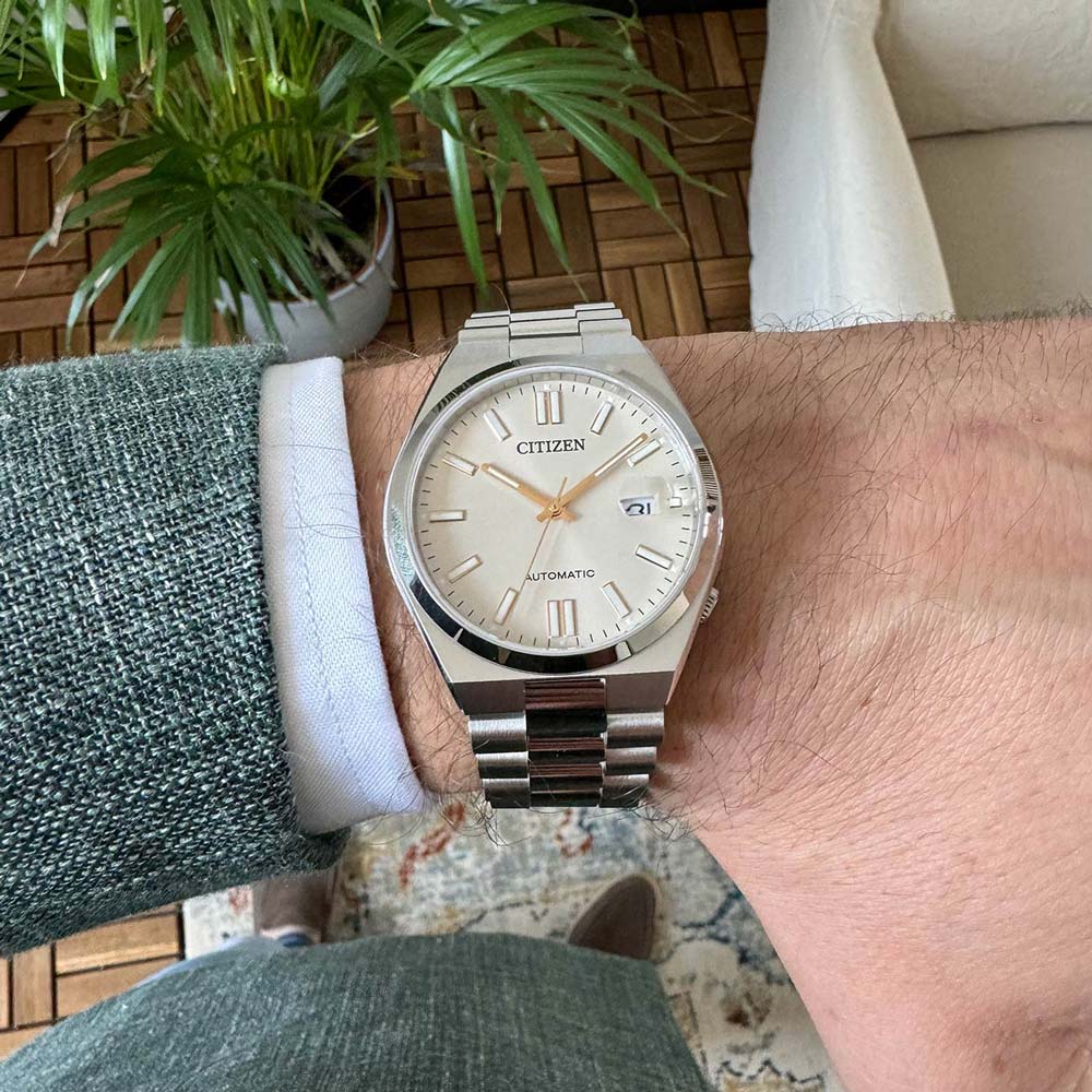 Citizen Tsuyosa, cremefarbenes Zifferblatt, 40 mm – NJ0151-88W