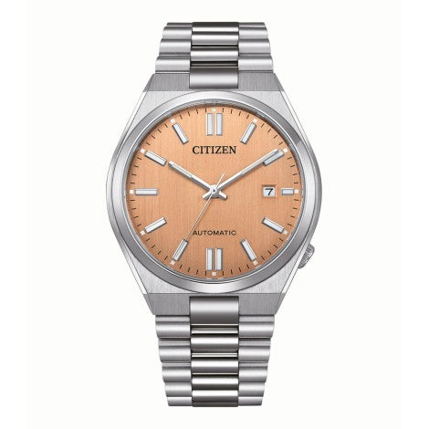 Citizen Tsuyosa NJ0159-86Z Lachsfarbene Automatikuhr, 40 mm