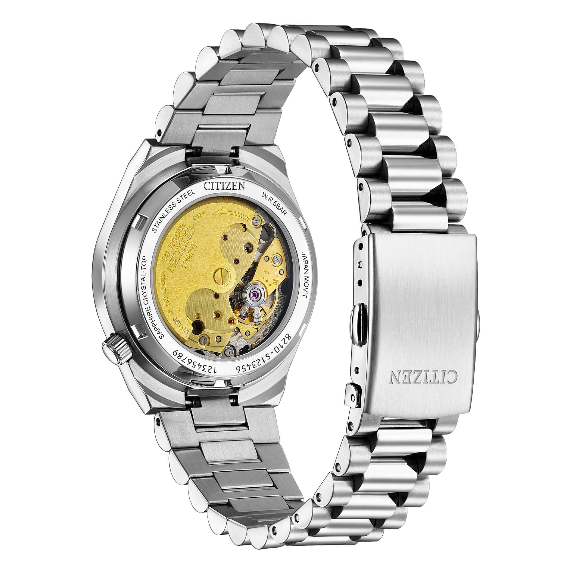 Citizen Tsuyosa, Automatico, quadrante verde, unisex, 37mm - NJ0200-50X