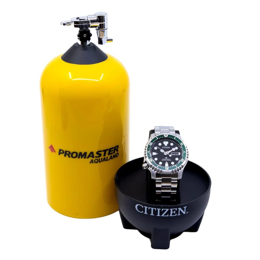 Citizen Promaster Diver's Automatic 200m, Green Bezel, Black Dial, 42mm - NY0084-89E