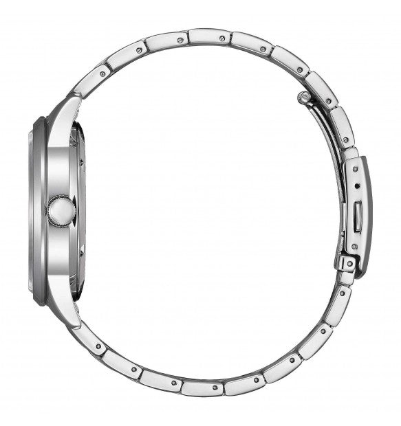 Mechanische Uhr von Citizen – Tag/Datum, blaues Zifferblatt, 40 mm – NY4058-79L