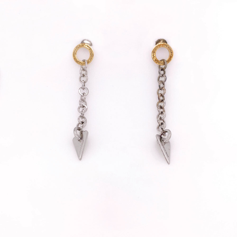 Pianegonda Silber-Ohrhänger, Gold Charm Kollektion – OA050404