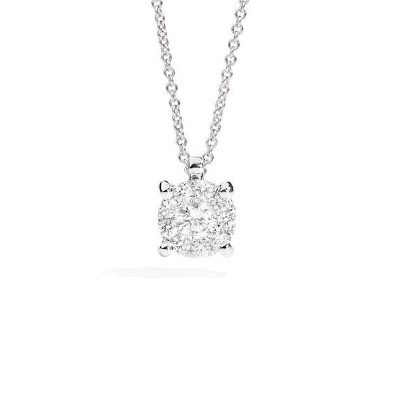 Recarlo Weißgold- und Diamantanhänger, 0,10 ct – P04PX988/010-45