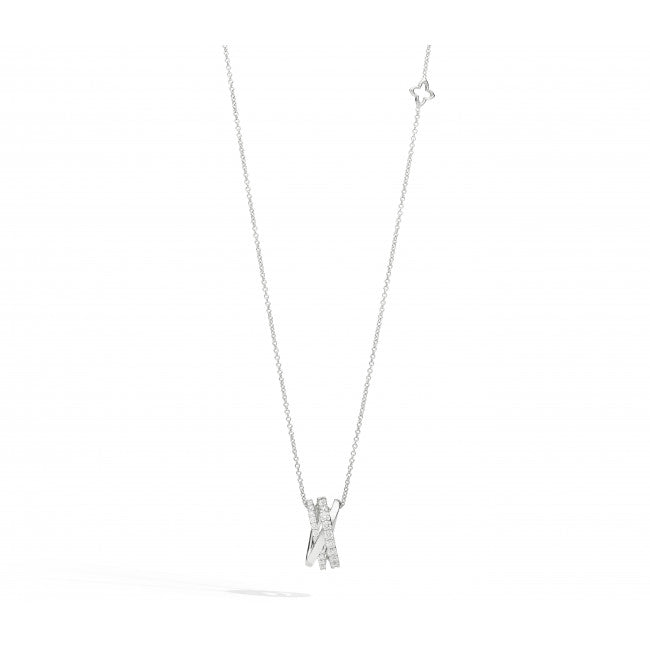 Weißgoldkette mit Diamantanhänger, ANNIVERSARY-Kollektion, 0,33 ct – P81FM001/033